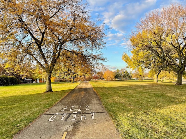 view of road