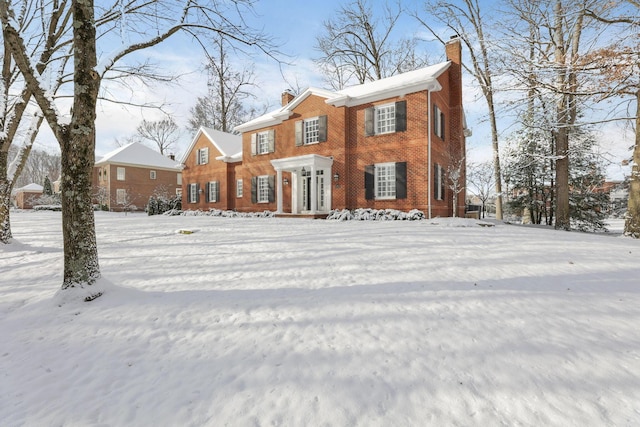 view of colonial house