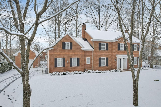 view of colonial-style house