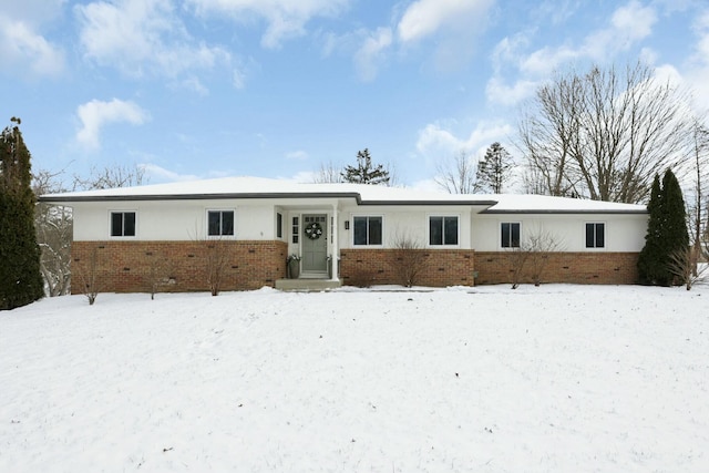 view of ranch-style house