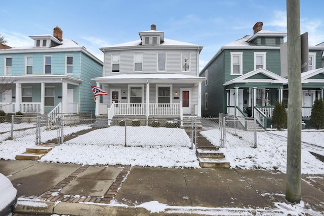 view of front of house featuring a porch