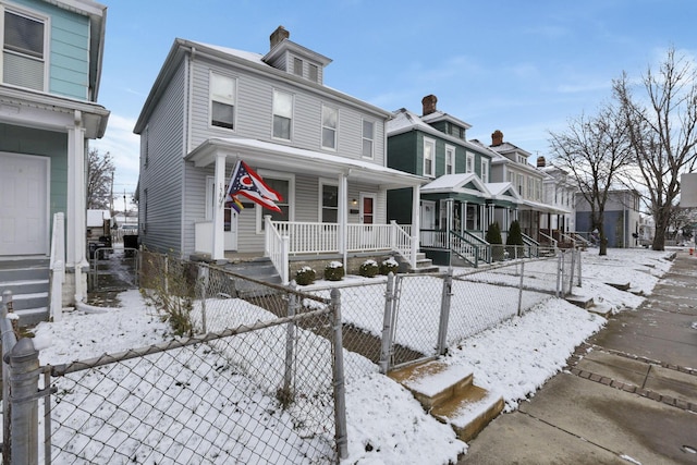 view of front of house featuring a porch