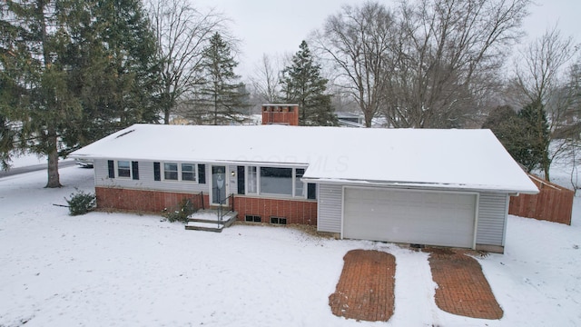 ranch-style house with a garage