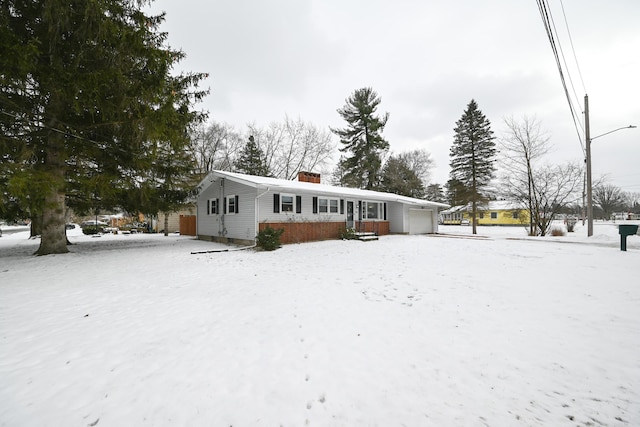 view of front of property