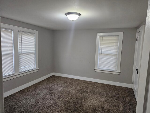 empty room with carpet floors