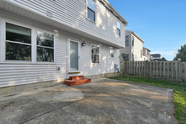 exterior space featuring a patio