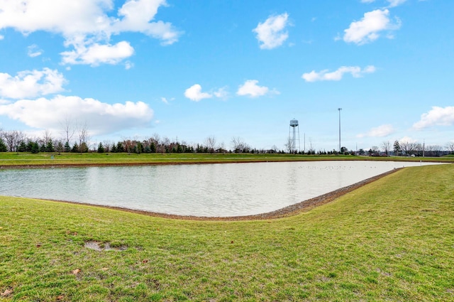 property view of water