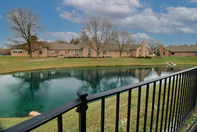 view of water feature