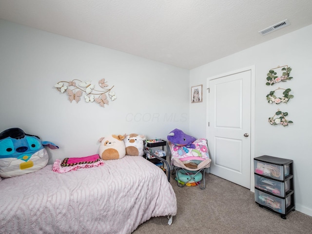 bedroom featuring carpet floors