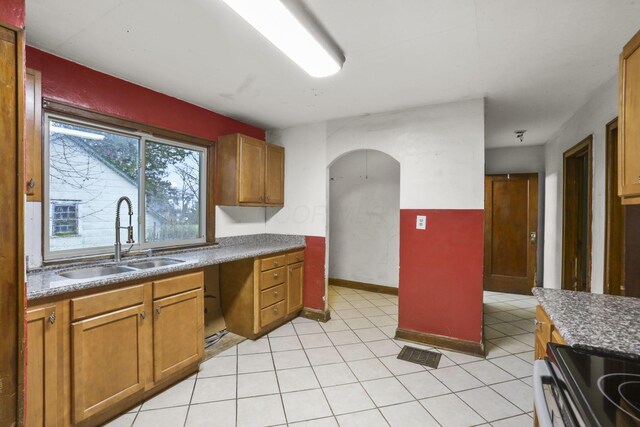 kitchen featuring sink and stove