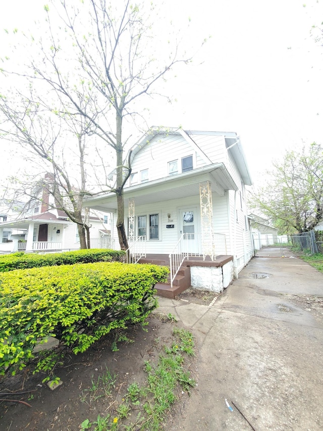 view of bungalow-style house