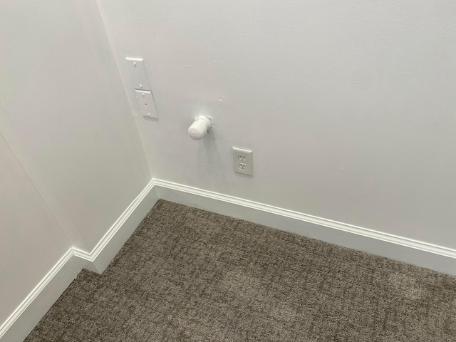 interior details with carpet flooring