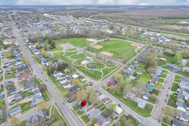 bird's eye view featuring a residential view