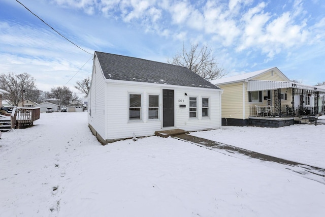 bungalow-style house with a porch