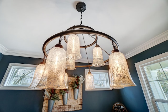 interior details featuring crown molding