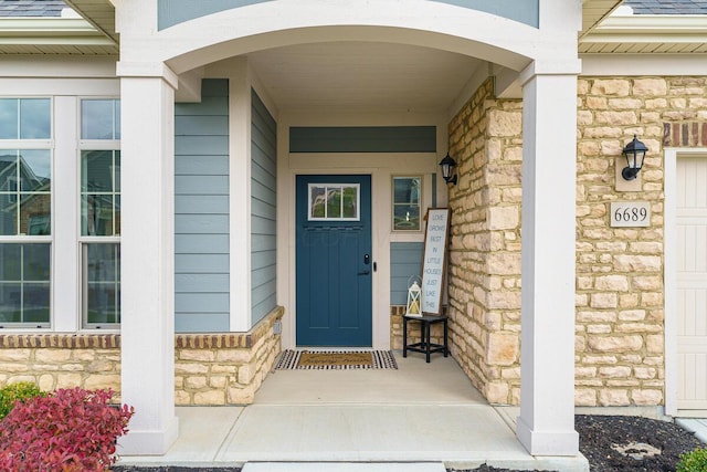 view of entrance to property