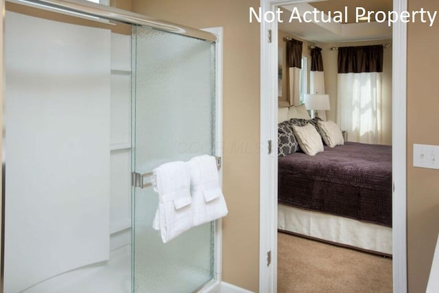 bedroom featuring carpet flooring