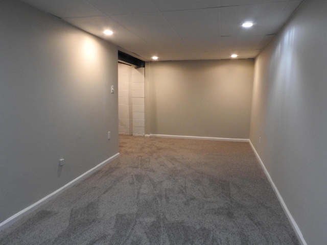 unfurnished room featuring carpet floors