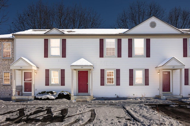 view of colonial-style house