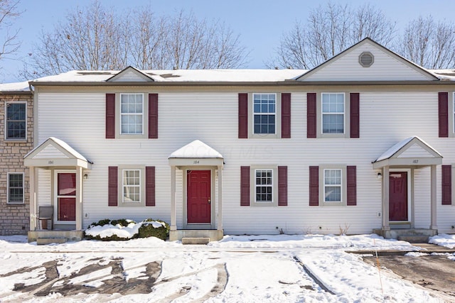 view of colonial home