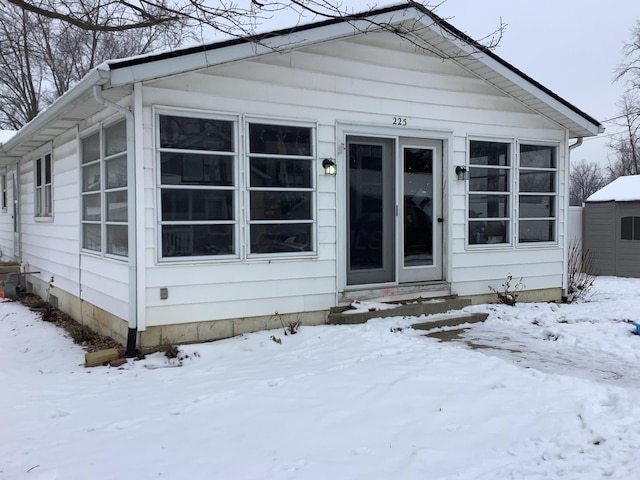 view of bungalow