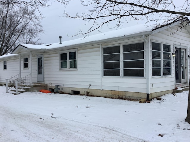 view of front of home