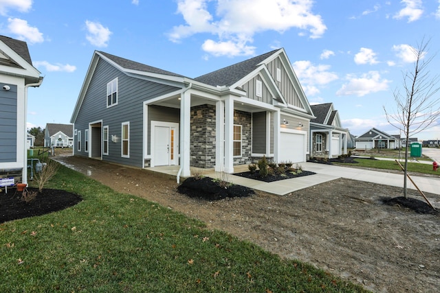 view of home's exterior with a yard