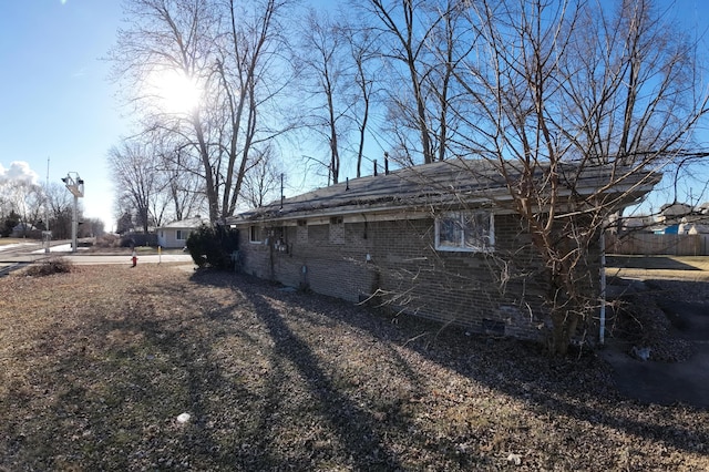 view of side of home