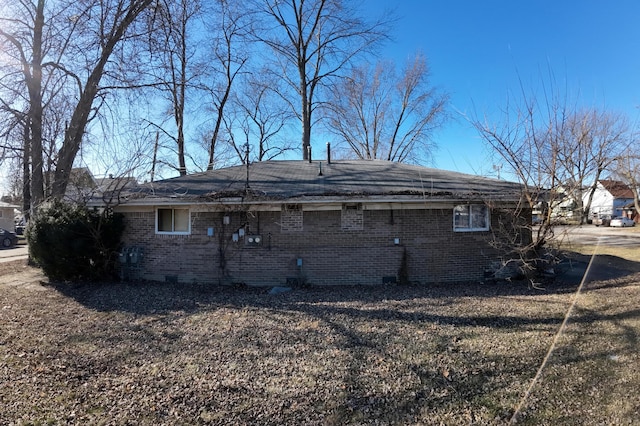 view of rear view of house