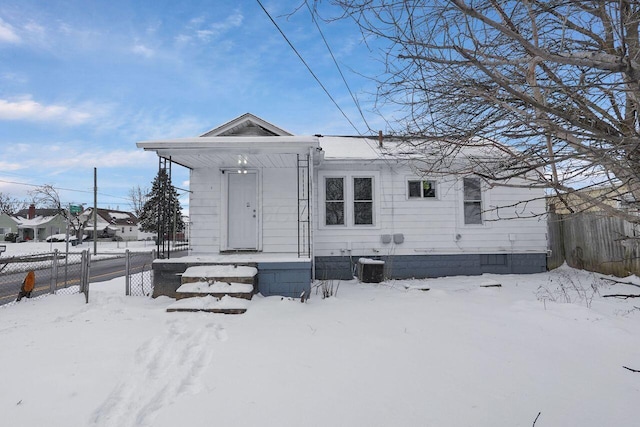 view of front of home