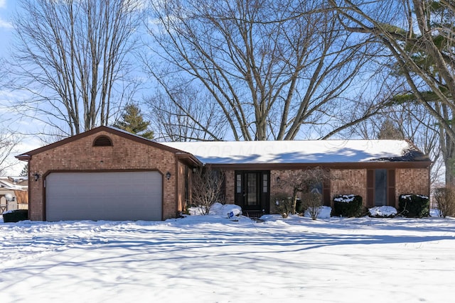 ranch-style house with a garage