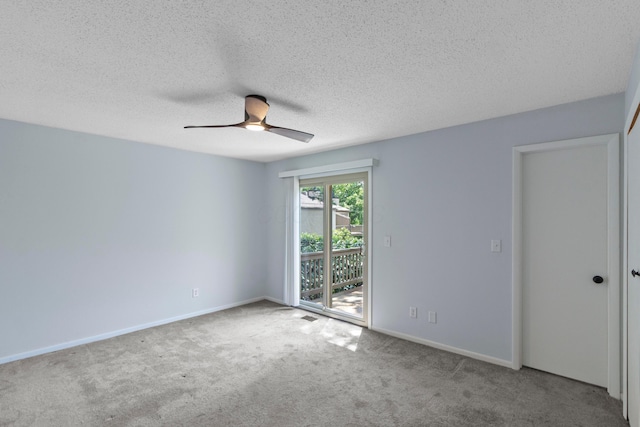 1301 Lake Shore Dr Unit 199, Columbus, OH 43204 - unfurnished room with carpet flooring, ceiling fan, and a textured ceiling