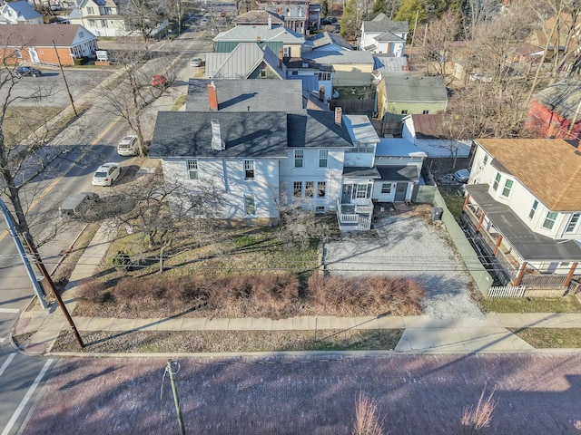 drone / aerial view featuring a residential view