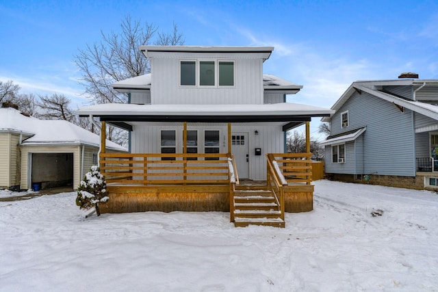 view of front of property