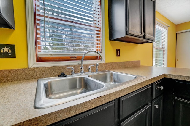 kitchen featuring sink