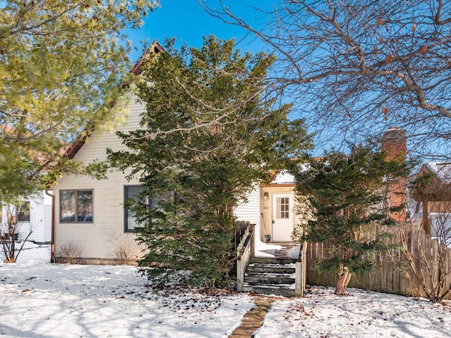 view of obstructed view of property