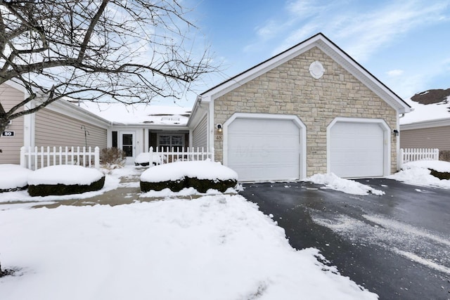 ranch-style house with a garage