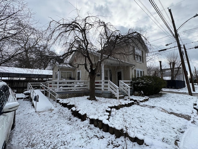 view of front facade