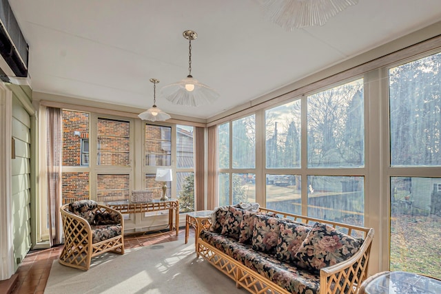 sunroom featuring plenty of natural light