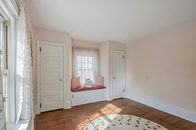 entrance foyer featuring hardwood / wood-style floors