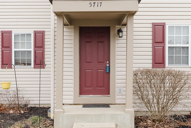 view of entrance to property