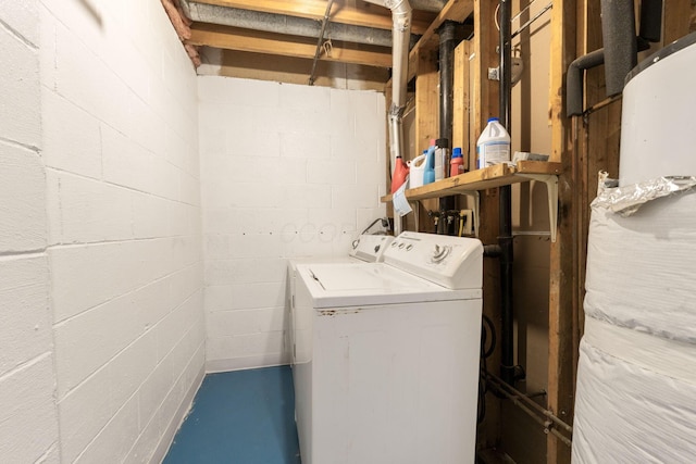 laundry area featuring washer and dryer