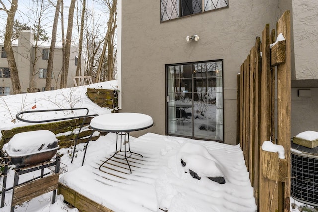 exterior space with grilling area