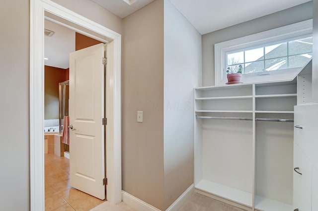 view of closet