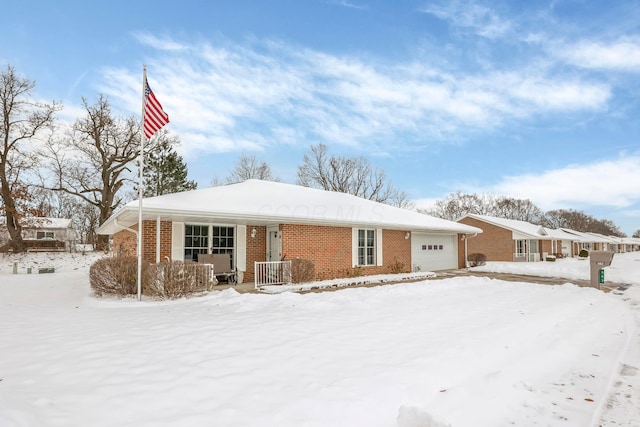 ranch-style house with a garage