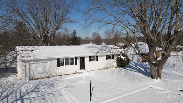 view of ranch-style house