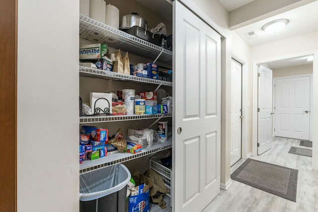 view of pantry