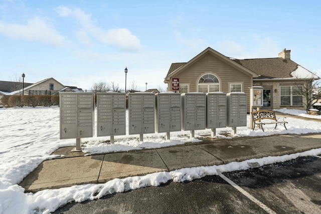 view of community featuring a mail area