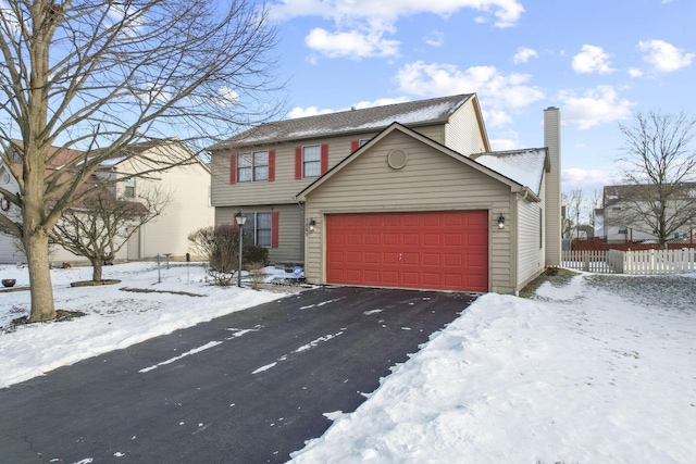 front facade featuring a garage