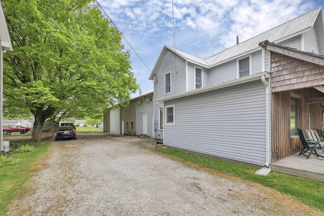 view of side of home